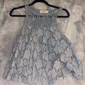 Lace high neck Abercrombie and Fitch top